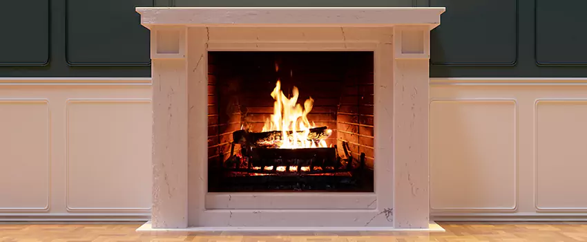 Decorative Electric Fireplace Installation in Dearborn, Michigan