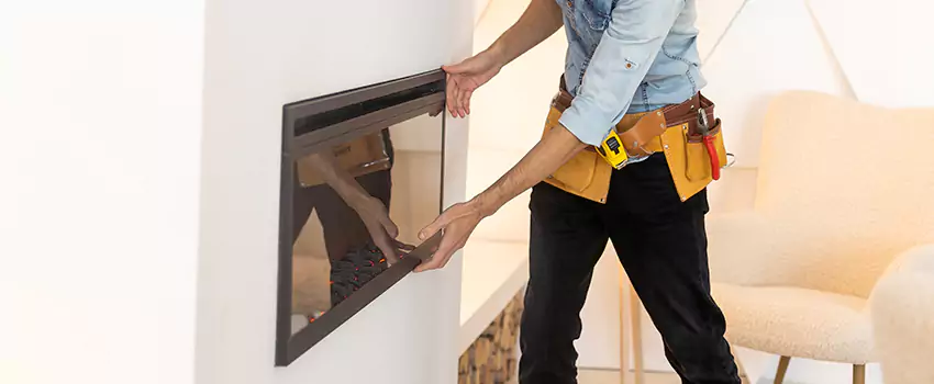 Metal Fireplace Installation in Dearborn, Michigan