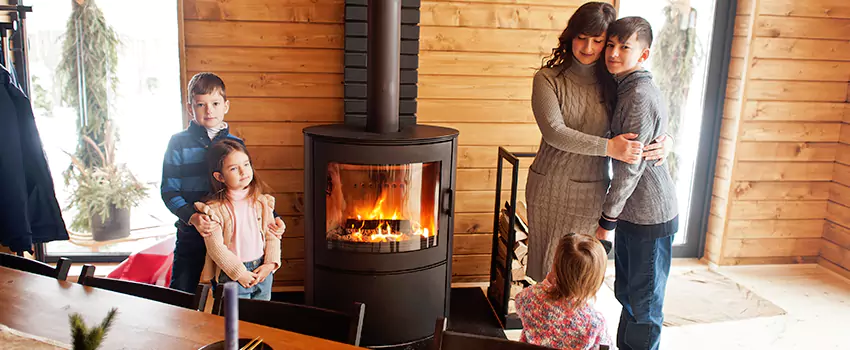 Morso Cast Iron Fireplace Insert Installation in Dearborn, Michigan