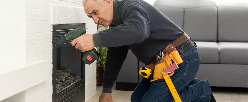 New Indoor Fireplace Installation in Dearborn, Michigan