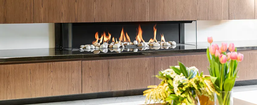 Double-height Fireplace Design Refurbishment in Dearborn, Michigan