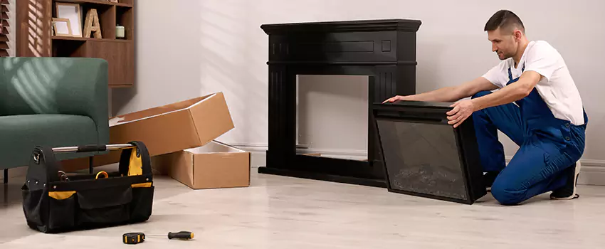 Old Rusted Metal Fireplace Repair And Replacement in Dearborn, MI