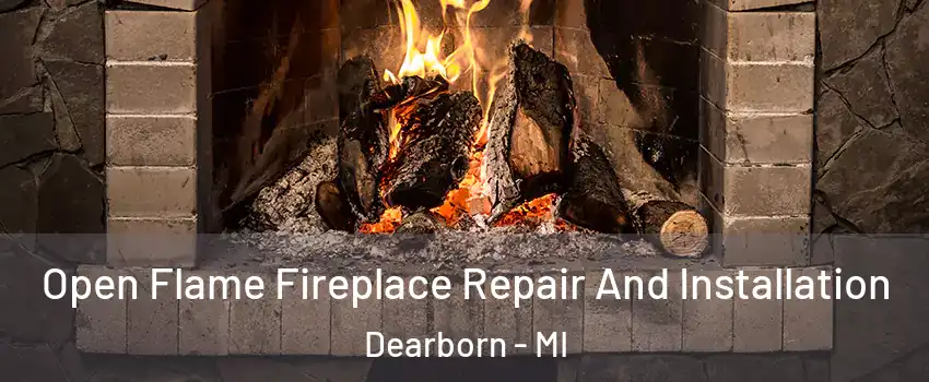  Open Flame Fireplace Repair And Installation Dearborn - MI